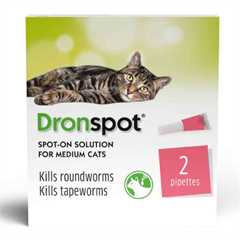 Dronspot Spot On Worming Solution for Medium Cats 2.5-5kg